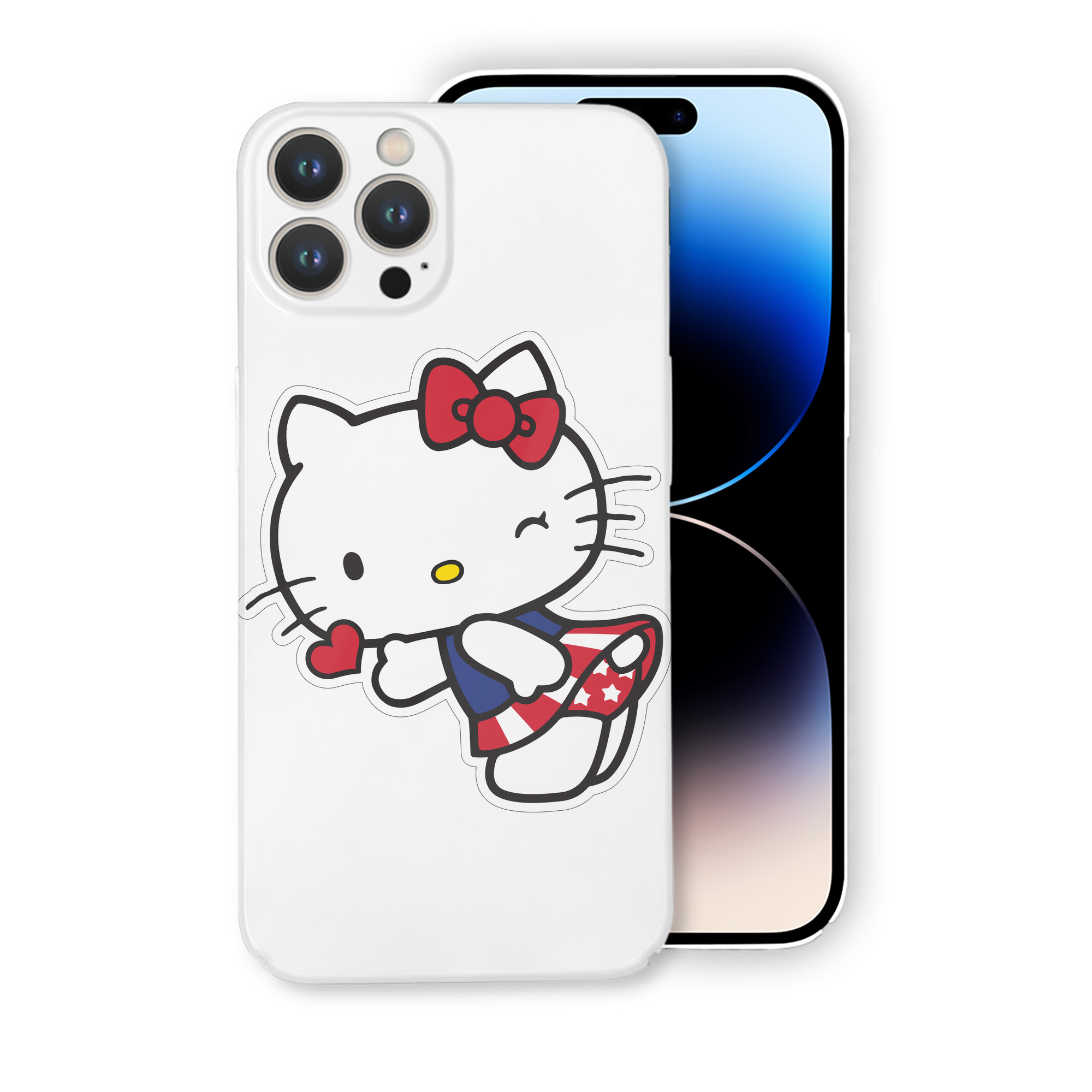 （画像用） Hello Kitty ハローキティ 【iPhone 14シリーズ対応】ハードケース